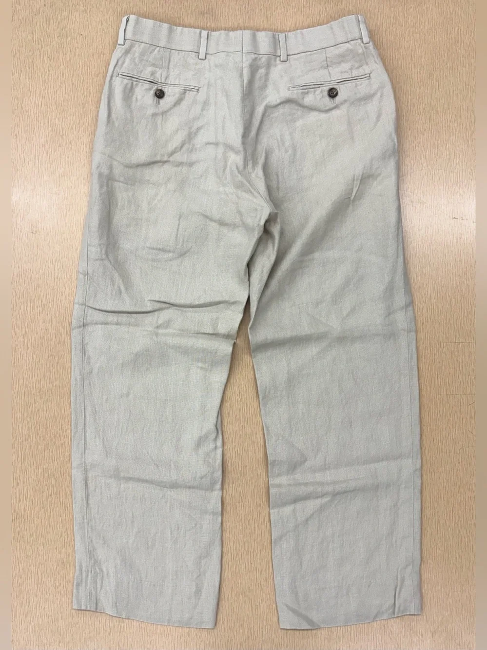 Brooks Brothers 100% linen beige dress pants
